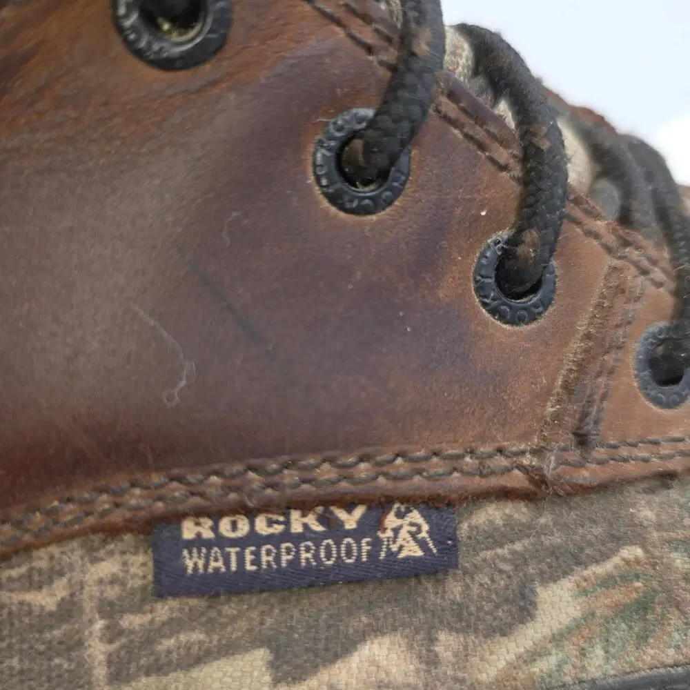 Rocky Core Waterproof 400G Insulated Outdoor Boots Men's 9M Real Tree AP Hunting